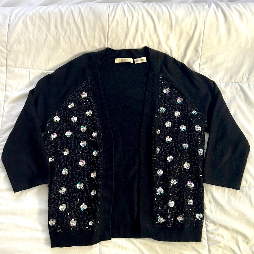 Neimas Marcus Cashmere Black Sweater